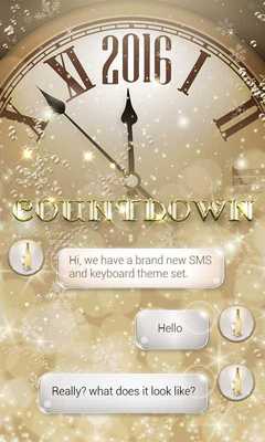 Emulate Android APK (FREE) GO SMS COUNTDOWN THEME
