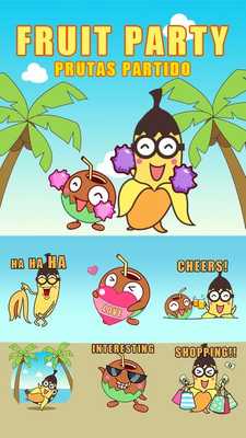 Emulate Android APK FREE GOSMS FRUIT PARTY STICKER Emulate Android APK FREE GOSMS FRUIT PARTY STICKER