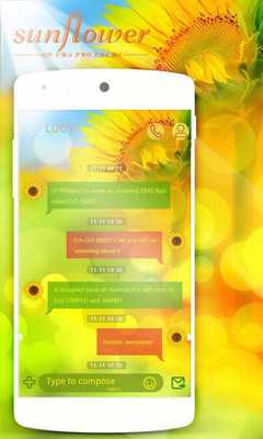 Emulate Android APK (FREE) GO SMS SUNFLOWER THEME Emulate Android APK (FREE) GO SMS SUNFLOWER THEME