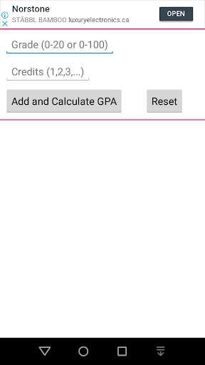 Emulate Android APK Free GPA Calculator