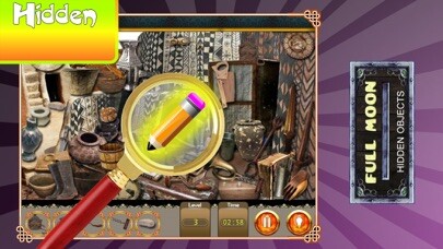 Emulate iPhone app Free Hidden Object Games : Full Moon Mystery using MyAndroid