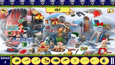 Emulate iPhone app Free Hidden Objects:Real Christmas Crime Scene using MyAndroid