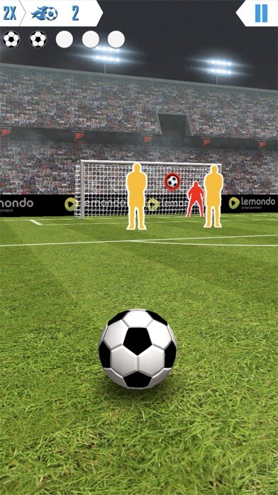 Emulate iPhone app Free Kick - Football Game using MyAndroid Emulate iPhone app Free Kick - Football Game using MyAndroid