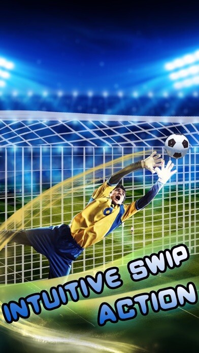 Emulate iPhone app Free Kick Goalkeeper - Lucky Soccer Cup:Classic Football Penalty Kick Game using MyAndroid