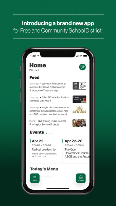 Emulate iPhone app Freeland Community Schools using MyAndroid Emulate iPhone app Freeland Community Schools using MyAndroid
