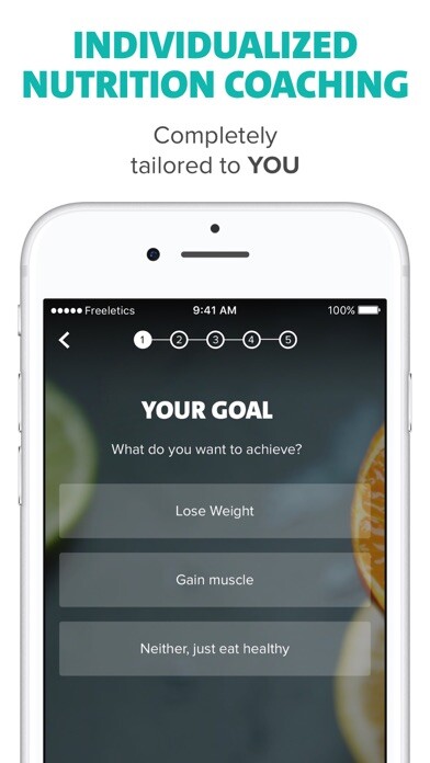 Emulate iPhone app Freeletics Nutrition using MyAndroid