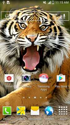 Emulate Android APK free live tiger wallpaper