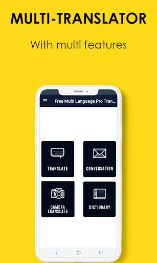 Run android online APK Free Multi Language Pro Translator from MyAndroid or emulate Free Multi Language Pro Translator using MyAndroid