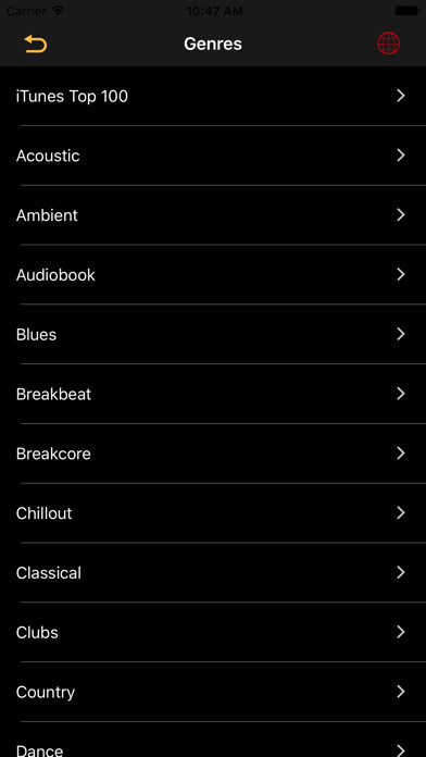 Emulate iPhone app Free Music Cloud - Stream MP3 Music And Radio using MyAndroid