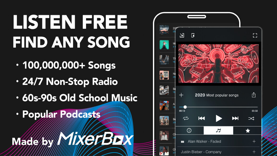 Run android online APK FREEMUSIC© MP3 Music Player from MyAndroid or emulate FREEMUSIC© MP3 Music Player using MyAndroid