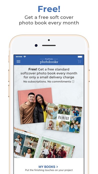 Emulate iPhone app FreePrints Photobooks using MyAndroid
