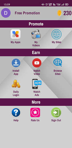 Run android online APK Free Promotion - Promote your App, Video, Website from MyAndroid or emulate Free Promotion - Promote your App, Video, Website using MyAndroid