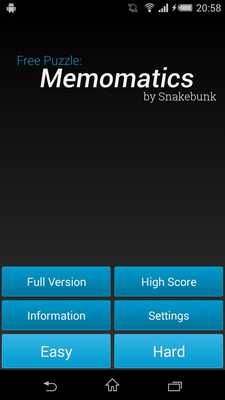 Emulate Android APK Free Puzzle: Memomatics Emulate Android APK Free Puzzle: Memomatics