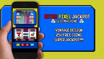 Emulate iPhone app Free Retro Pixel Slot Machine using MyAndroid