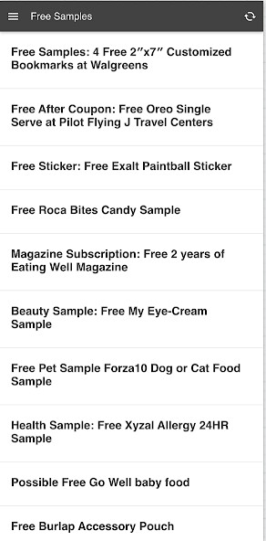 Run android online APK Free Samples Daily from MyAndroid or emulate Free Samples Daily using MyAndroid