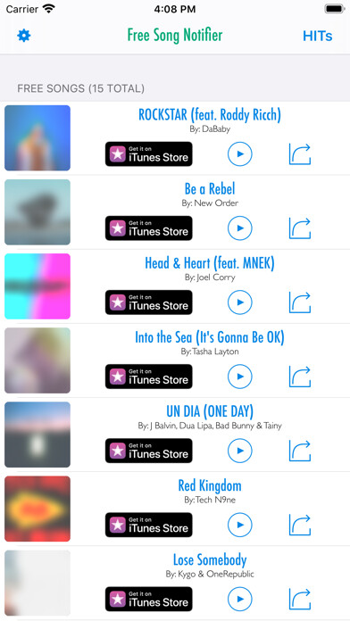 Emulate iPhone app Free Song Notifier for iTunes using MyAndroid Emulate iPhone app Free Song Notifier for iTunes using MyAndroid