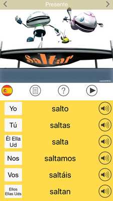 Emulate Android APK FREE Spanish Verbs - LearnBots