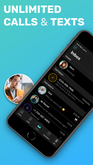 Emulate iPhone app Free Tone - Calling & Texting using MyAndroid
