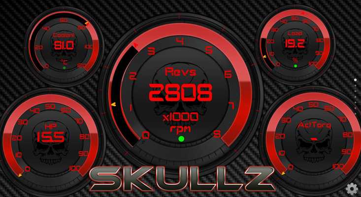 Emulate Android APK Free Torque Theme SkullZ OBD 2