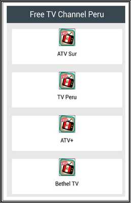 Emulate Android APK Free TV Channel Peru