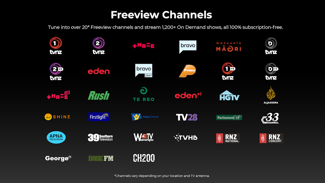 Run android online APK Freeview Live TV from MyAndroid or emulate Freeview Live TV using MyAndroid