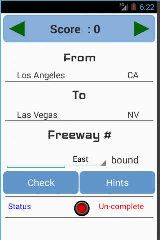 Run android online APK Freeway Quiz from MyAndroid or emulate Freeway Quiz using MyAndroid