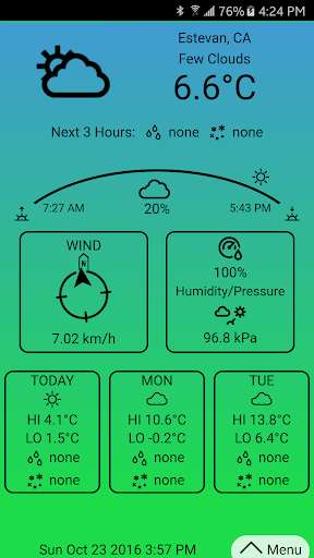 Run android online APK Free Weather from MyAndroid or emulate Free Weather using MyAndroid
