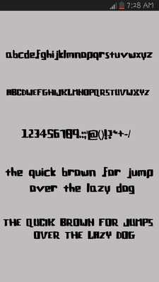 Emulate Android APK Free Written Fonts