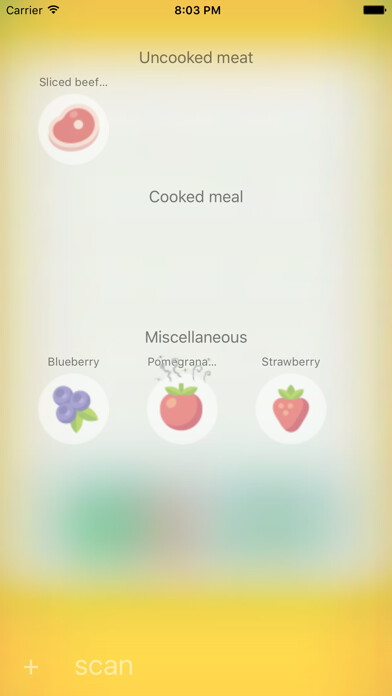 Emulate iPhone app Freezer Organiser using MyAndroid Emulate iPhone app Freezer Organiser using MyAndroid