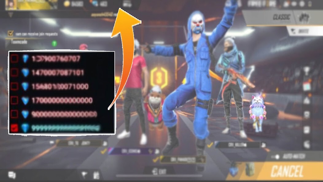 Run android online APK Frefir Mod Menu diamon heckk from MyAndroid or emulate Frefir Mod Menu diamon heckk using MyAndroid