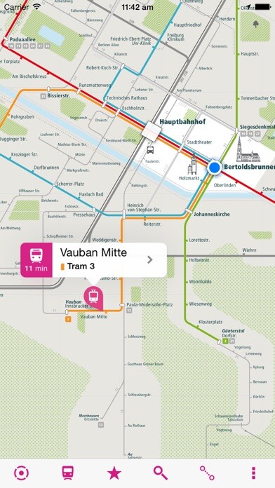 Emulate iPhone app Freiburg Rail Map Lite using MyAndroid Emulate iPhone app Freiburg Rail Map Lite using MyAndroid
