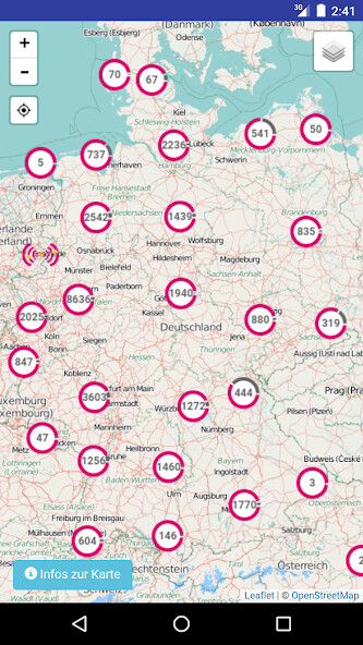 Run android online APK Freifunk-Karte from MyAndroid or emulate Freifunk-Karte using MyAndroid