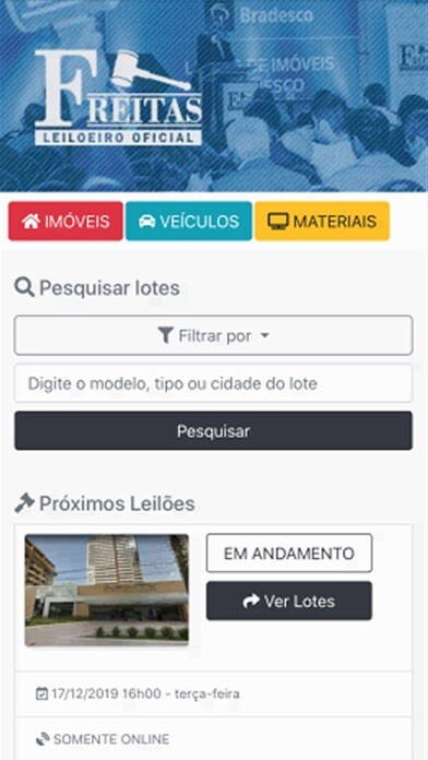 Emulate iPhone app Freitas Leiloeiro using MyAndroid Emulate iPhone app Freitas Leiloeiro using MyAndroid