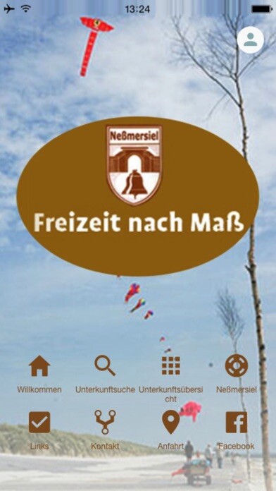 Emulate iPhone app Freizeit nach Maß using MyAndroid