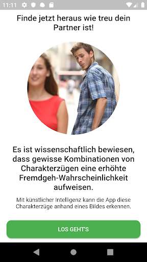Run android online APK Fremdgeh-Test - Wie treu ist dein Partner? from MyAndroid or emulate Fremdgeh-Test - Wie treu ist dein Partner? using MyAndroid