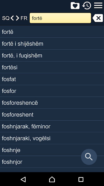 Emulate Android APK French Albanian Dictionary Fr Emulate Android APK French Albanian Dictionary Fr