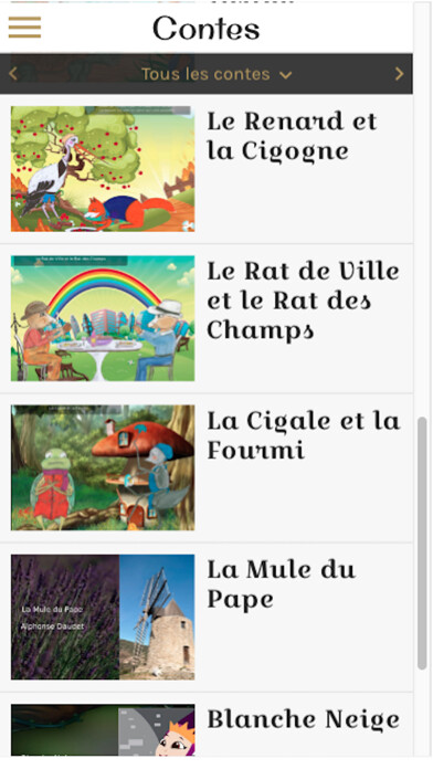 Emulate iPhone app French audiobooks (with text) using MyAndroid Emulate iPhone app French audiobooks (with text) using MyAndroid