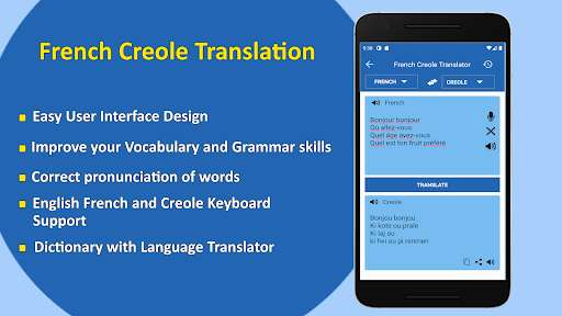 Run android online APK French Creole Translator from MyAndroid or emulate French Creole Translator using MyAndroid