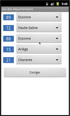 Emulate Android APK French department game