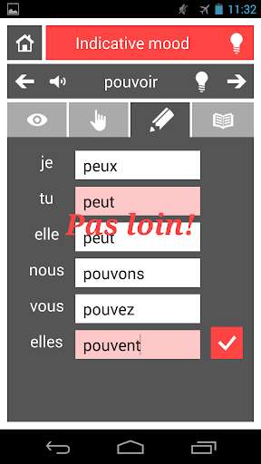 Run android online APK French Drills (V Conjugation) from MyAndroid or emulate French Drills (V Conjugation) using MyAndroid