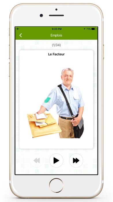 Emulate iPhone app French Flashcard for Learning using MyAndroid Emulate iPhone app French Flashcard for Learning using MyAndroid