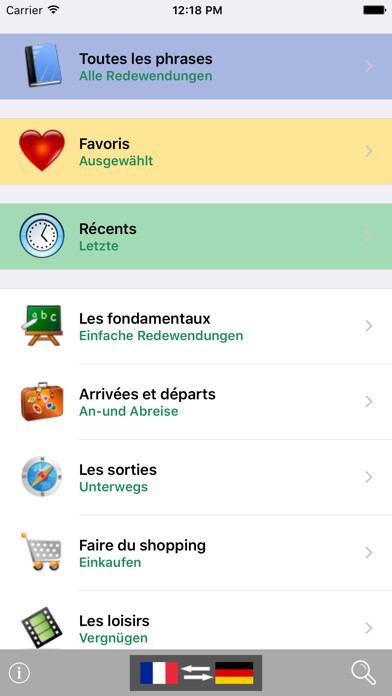 Emulate iPhone app French / German Talking Phrasebook Translator Dictionary - Multiphrasebook using MyAndroid Emulate iPhone app French / German Talking Phrasebook Translator Dictionary - Multiphrasebook using MyAndroid