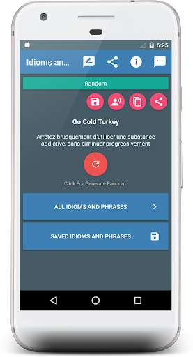 Run android online APK French Idioms and Phrases - Idiomes et phrases from MyAndroid or emulate French Idioms and Phrases - Idiomes et phrases using MyAndroid