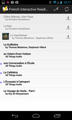 Emulate Android APK French Interactive Readings Emulate Android APK French Interactive Readings
