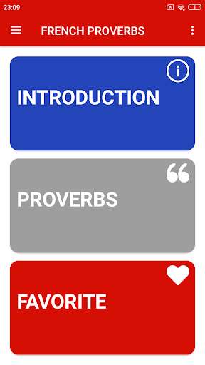 Run android online APK French Proverbs and Meaning from MyAndroid or emulate French Proverbs and Meaning using MyAndroid