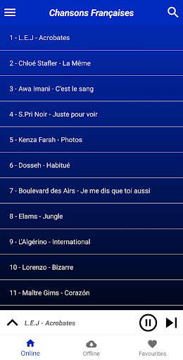 Run android online APK French Songs 2020/2021 from MyAndroid or emulate French Songs 2020/2021 using MyAndroid Run android online APK French Songs 2020/2021 from MyAndroid or emulate French Songs 2020/2021 using MyAndroid