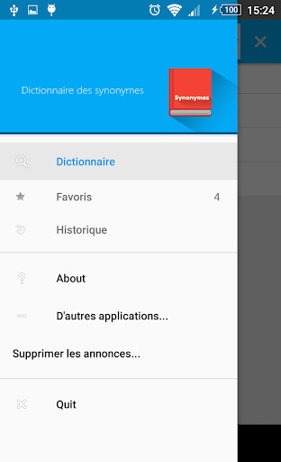 Emulate Android APK French Synonyms Offline