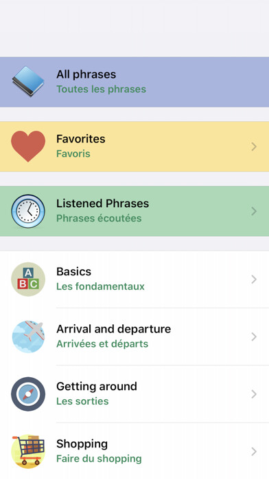 Emulate iPhone app French Travel Phrases & Words using MyAndroid Emulate iPhone app French Travel Phrases & Words using MyAndroid