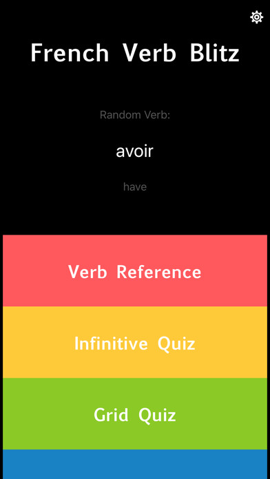 Emulate iPhone app French Verb Blitz using MyAndroid