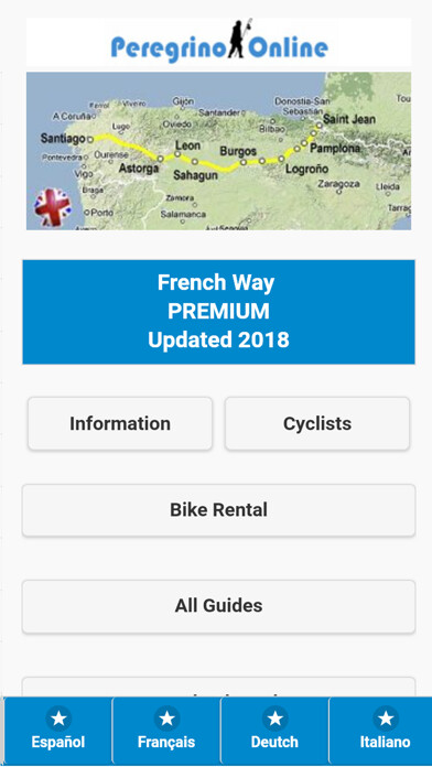 Emulate iPhone app French Way PREMIUM using MyAndroid